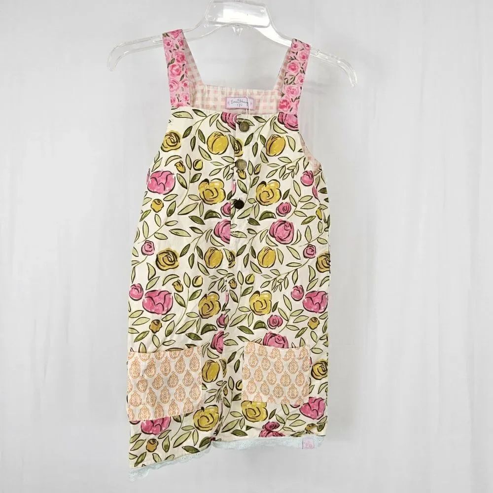 SweetHoney Floral Jumper Dress Sweet Honey Living In A DreamGirls Size 12Yr.